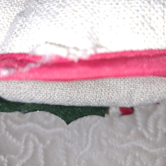 Holiday Time Pointsetta Christmas Tree Skirt - Picture 6 of 7